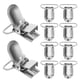 thumbnail image 3 of 25PCS Clips de Suspensor Clips Negros Clips de Soporte de Metal Sujetadores Clips de Soporte de Juguete Clip de Pantalones Abrazaderas de Hebilla para Mantel Cojín de Sofá, 3 of 5