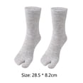thumbnail image 4 of Calcetines unisex con zuecos, calcetines lavables con separación de dedos para uso diario (gris) Tmvgtek Cuidado Belleza, 4 of 4