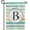 Monogram B, variant on America Forever Spring Monogram Garden Flag Letter L 12.5 x 18 inches Double Sided Vertical Outdoor, Yard, Lawn, Spring Decorative Beautiful Floral Wreath, Stripe Seasonal Flags Summer