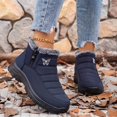 thumbnail image 6 of EKVAHL Women's Winter Snow Booties, Non‑Slip Lug Sole Ankle Boots, Faux Fur Lined Warm Snow Shoes for Cold Days City Walking Gray, 6 of 6