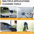 thumbnail image 5 of AstroAI Car Wash Brush, Windshield Cleaner Wand, Glass Cleaning Mop Kit, Handle Cleaner Tool with Spray Bottle for Car Window, Blue, for Gift, 5 of 8