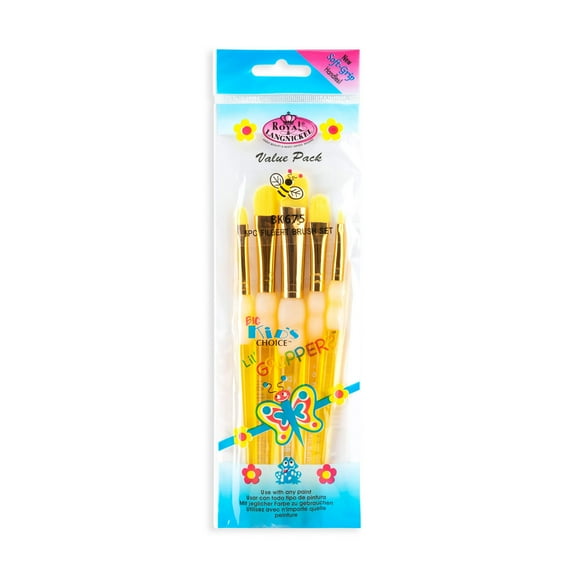 BK675 | Big Kid's Choice™ 5pc Filbert Brush Set
