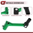 thumbnail image 3 of Folding Motorcycle Gear Shifter Lever for Bosuer Cheetah Aluminum Alloy Pedal Shift Lever Arm Green Lever Black Head, 3 of 6
