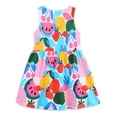 thumbnail image 6 of WIBACKER Toddler Girls Floral Summer Beach Sleeveless Dress Birthday Sundress Everyday Dresses for Kids, 6 of 6