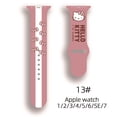 thumbnail image 1 of Correa de silicona de Hello Kitty para Apple Watch, pulsera bonita de 41Mm, 45Mm, 44Mm, 42Mm, 40Mm y 38Mm para Iwatch Se 2/3/4/5/6/7/se, 1 of 4