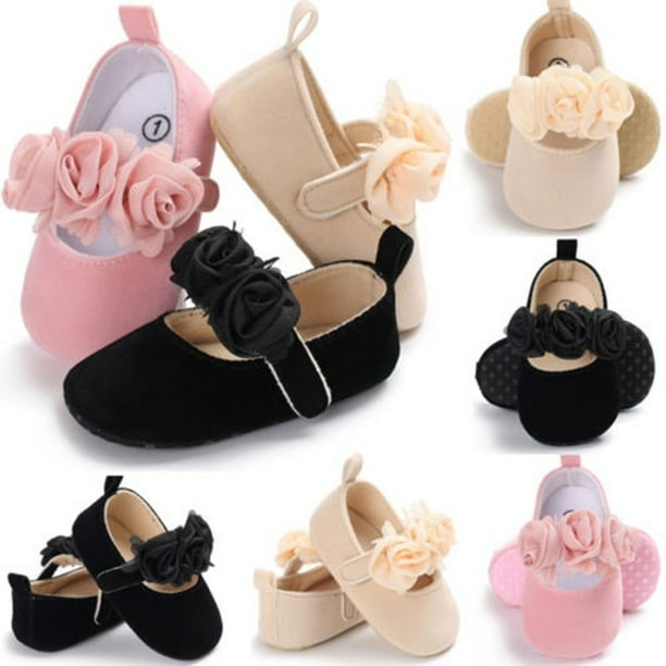 018M Newborn Toddler Baby Girl Crib Shoes Soft Sole Sneakers Prewalker