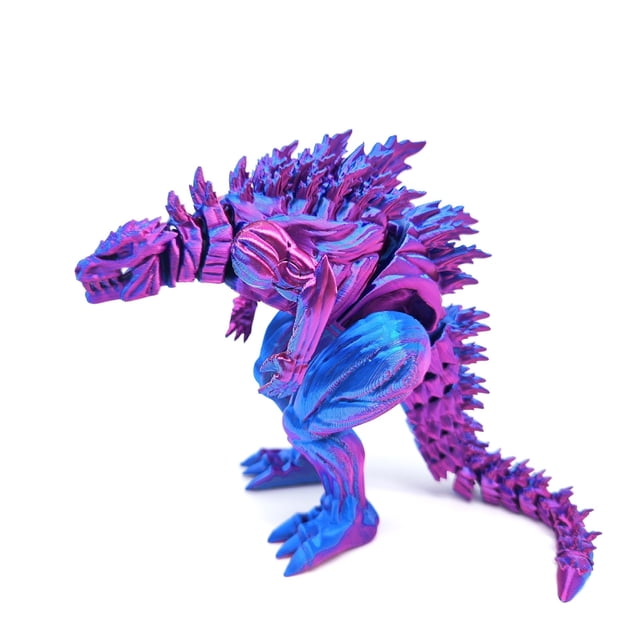 3D Printed Muscle Dinosaur Action Figure Mini Toys Monster Figure Joint Model Movable Rotatable Desktop Ornament Kids Gift