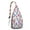 White-14, variant on Tropical Pineapple Sling Backpack – Aesthetic Hawaiian Fruit Print Crossbody Daypack for Women, Teens & Summer Lovers – Cute Pineapple & Flower Design Bag for Travel, Beach, Hiking & Vacation Vibes