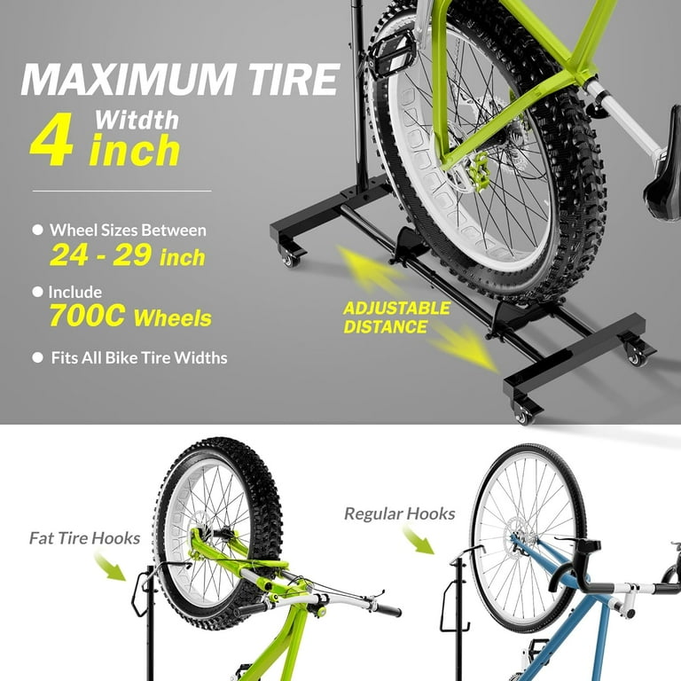 Bike rack on wheels hotsell