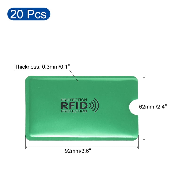 Green RFID Blocking Card Sleeve | NFC Protective Case For Credit & Debit Cards | TV Certified Green RFID Blocking Card Sleeve | NFC Protective Case For Credit & Debit Cards | TV Certified