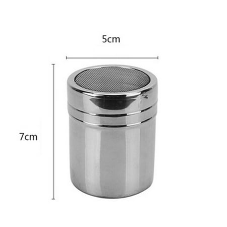 

Sufanic Stainless Steel Fine Meshtype Of Powder Sprinkler Icing Sugar Cocoa Flour Jar