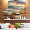 thumbnail image 4 of Tableau moderne imprimée sur toile Design Art couchee de soleil à l'océan, 4 of 4