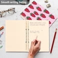 thumbnail image 4 of FORMRS 1-Subject Spiral Notebook 8" x 5" College Ruled 60 Refillable Sheet A5 Hard Cover, Cartoon Strawberry, 4 of 7