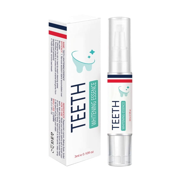 Bolígrafo blanqueador de dientes Essences Skin Care, gel blanqueador de dientes multiusos, agente blanqueador de dientes de baja sensibilidad, elimina los dientes amarillos, 3 ml Autorización