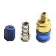 thumbnail image 5 of BUYISI Car A/C Air Condition Quick Coupler with Cap Low/High R134 Blue+Red Extension Adapter For Type A/C Manifold Gauge (R134A), 5 of 5