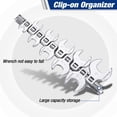 thumbnail image 4 of Juego de llaves Crowfoot WORKPRO 3/8 Drive de 10 piezas SAE con organizador, 4 of 7