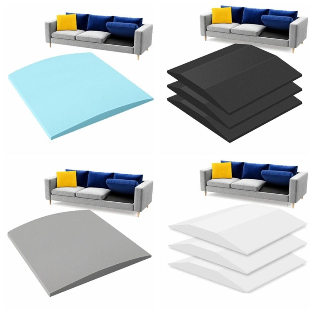 Durable High-Resilience Sofa Cushion Support - 50x50cm Square Sponge Insert for Couch Seat Repair, Anti-Sagging Furniture Padding for Living Room