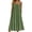 Green Dress, variant on Miluxas Women's Spaghetti Strap Pleated Sleeveless Midi Dress Square Neck Looes Flowy Long Dress Lightweight Summer Beach Vacation Slip Dress White