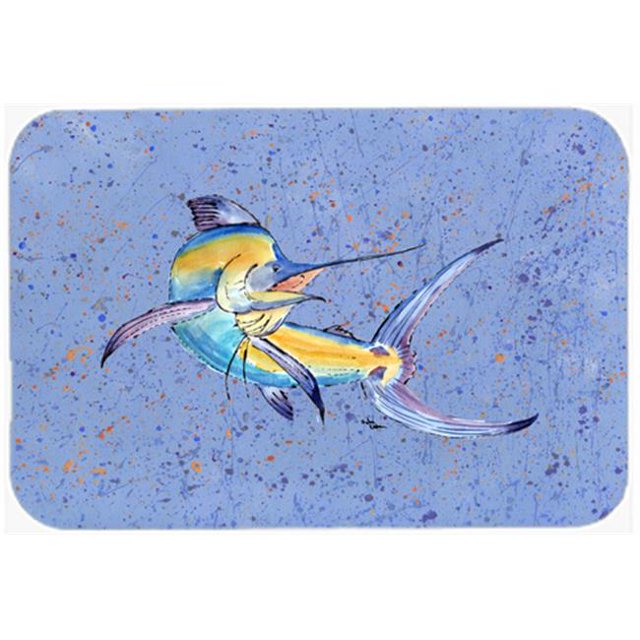 Carolines Treasures 8350JCMT 24 x 36 In. Blue Marlin Kitchen or Bath Mat