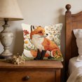 thumbnail image 6 of Tuvgenk Polyester Throw Pillow Covers 18x18 In Indoors Pillowcases Multicolor Furry Fox for Couch, 6 of 6