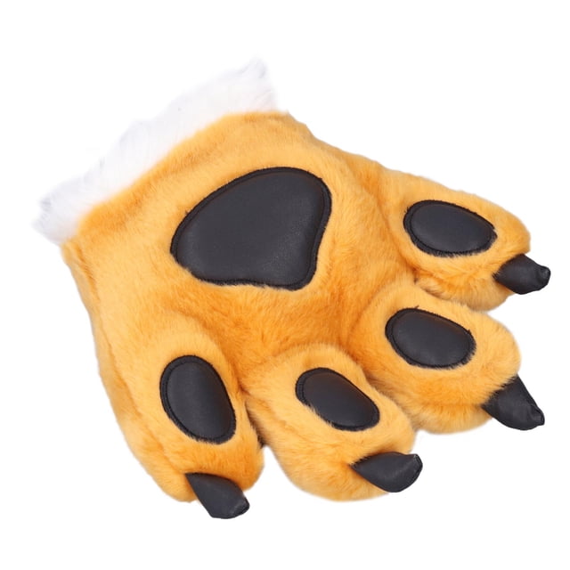 Tiger Claw Cute Plush Gloves for Kids Christmas Animal Theme Parties