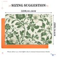 thumbnail image 6 of Yayeee Doormat for Indoor Entrance 32" x 20" Non Slippery Floor Rug, Green Floral, 6 of 8