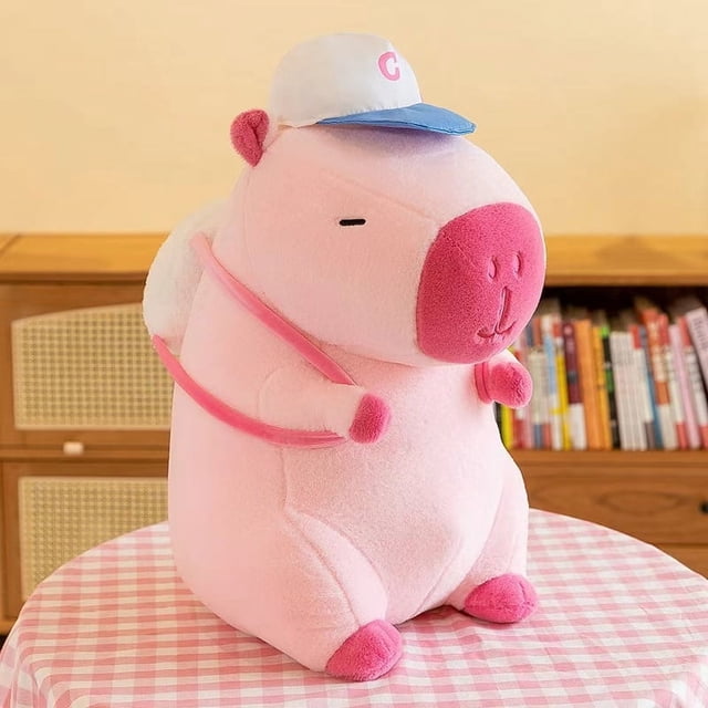 Capybara-muñeco de peluche de Anime de 23cm, muñeco de felpa suave, regalo de Acción de Gracias de Navidad