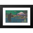 thumbnail image 2 of Wassily Kandinsky 14x10 Black Modern Framed Museum Art Print Titled - The Bear (1907), 2 of 5