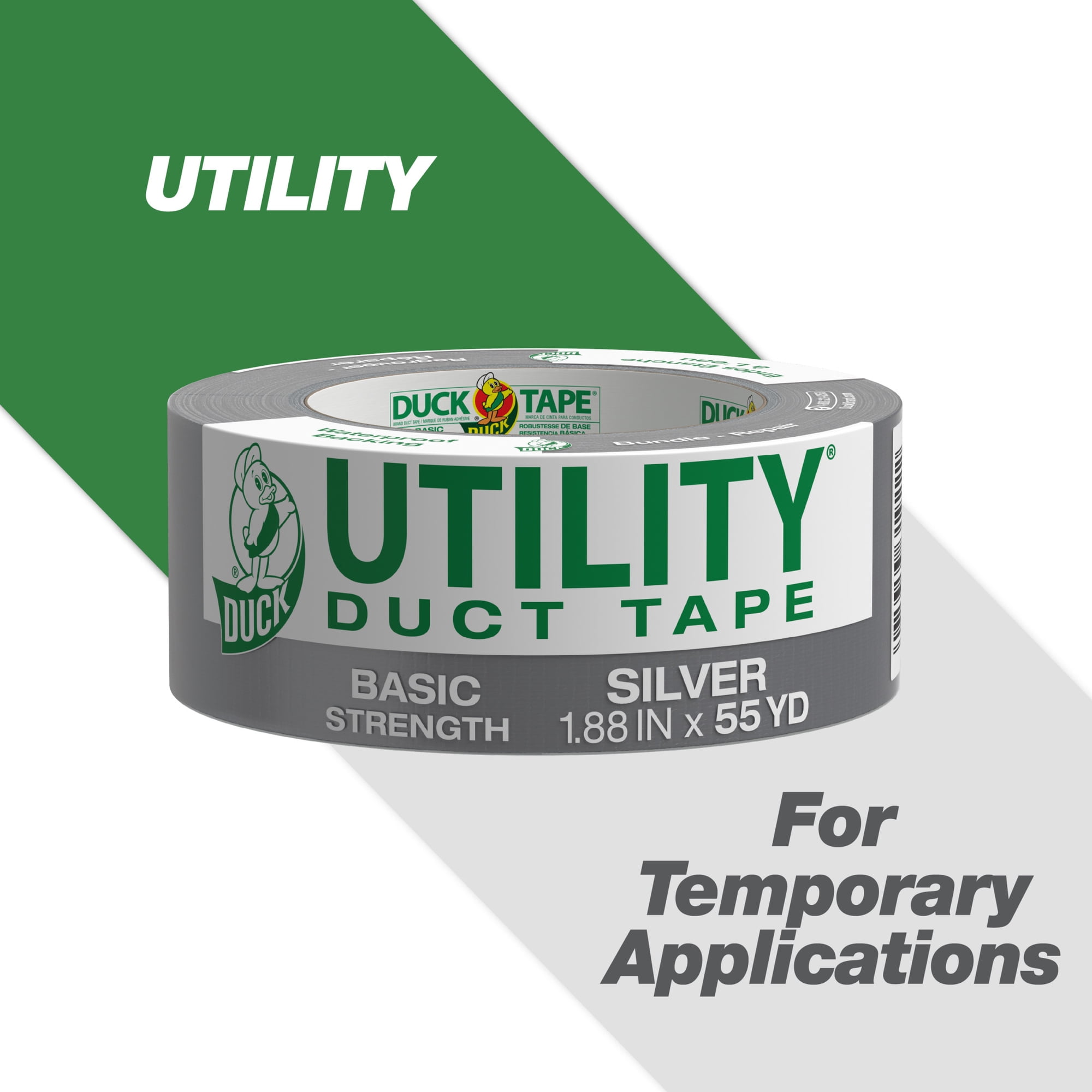 Utility Duck Tape Brand Duct Tape 1.88 in. x 55 yd., Silver