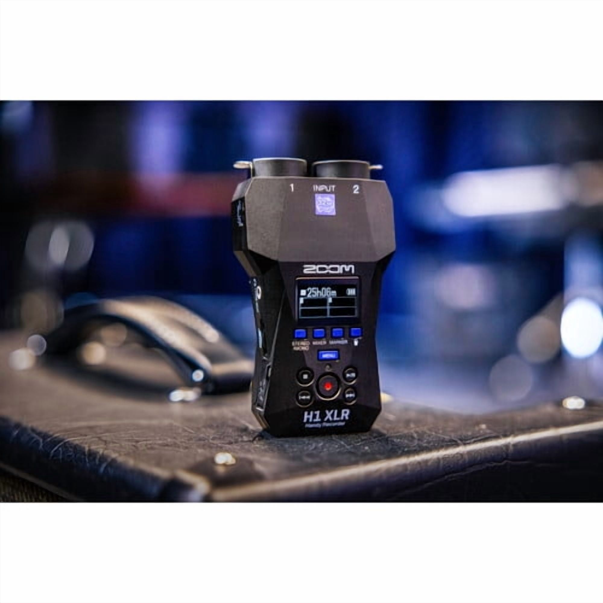 Zoom H1 XLR Portable Audio Recorder for Video Bundle With MDR-7506 Professional Stereo Headphones + Extreme Pro 64GB microSDXC Memory Card + USB Card Reader + More