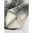 thumbnail image 7 of FDGIU Men's Flannel Shirt 2025 - Long Sleeve Button Down Plaid, Soft Fall Winter Casual Top, 7 of 7