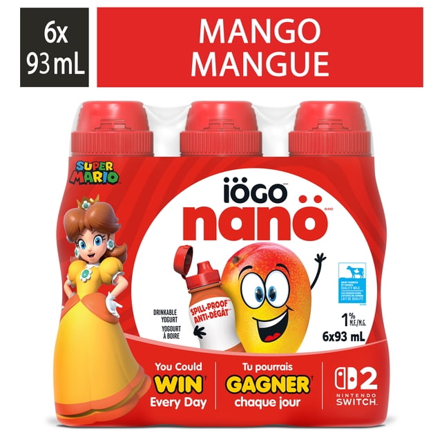 iÖGO Nano Yogourt à Boire Mangue 1 %