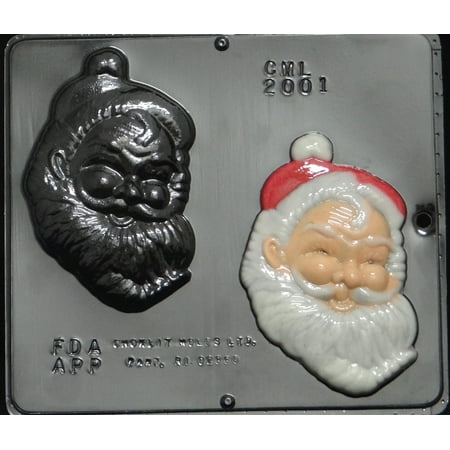 2001 Santa Claus Face Chocolate Candy Mold (Best Way To Remove Moles From Face)