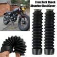 thumbnail image 3 of Universal Black Motorcycle Front Rubber Fork Boots Cover to Protect Absorber from Dust for Normal Motorcycle Use, 3 of 7
