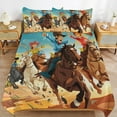 thumbnail image 2 of Vintage Western Cowboy Bedding Set with Zipper Closure for Girls & Boys, 2 of 6