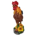 thumbnail image 2 of Adorno para césped al aire libre Zulema Familia de pollo decorativa Estatua del gallo de la resina 9 pulgadas, 2 of 8