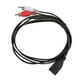 thumbnail image 1 of 1.5m Usb A Female Socket To 2 Rca Male Plug Audio Video Extension Cable Cord, 1 of 5