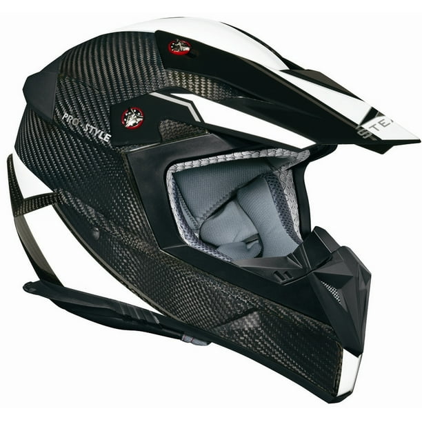 Vega 3275 0 Flyte Stealth Mx Helmet Carbon Fiber Pro Style Walmart Com