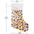 thumbnail image 2 of GZHJMY Halloween Gnome Christmas Stocking 2PCS, Large Fireplace Xmas Hanging Stockings with Plush Cuff for Family Holiday Party Decorations, 17.71"x 12.20", 2 of 7