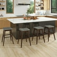 thumbnail image 2 of Gymax Set of 4 Swivel Bar Stools 30'' Bar Chairs w/ Padded Contoured Seat & Footrest, 2 of 10