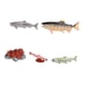 thumbnail image 5 of Ciclo de vida de juguetes de salmón, conjunto de ciclo de crecimiento Animal, herramientas de enseñanza de ciencias, figuritas de animales de granja Marrón, 5 of 8