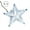 Multicolor EU Plug, variant on Hadanceo Christmas Tree Topper Star with LED Light Creative Shape Plug-Play IP65 Waterproof Glowing Five-Pointed Star Xmas Tree Ornament