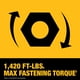 thumbnail image 4 of Llave de impacto inalámbrica DEWALT 20V MAX XR 3/4 pulgadas DCF964B, 4 of 9