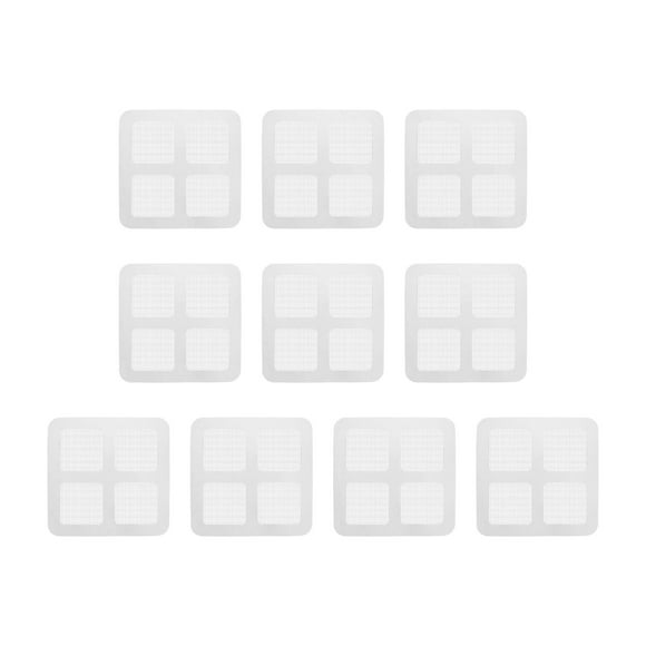 DOLITY Disposable Shower Drain Catcher Floor Drain Stickers Tub Drain Stopper for Floor 10pcs