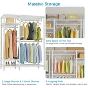 VIPEK V2S Garment Rack 4 Tiers Heavy Duty Clothes Rack Max Load 700LBS, White