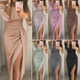thumbnail image 1 of Robes Sexy Épaules Dénudées pour Femmes Robe de Cocktail Soirée, 1 of 5