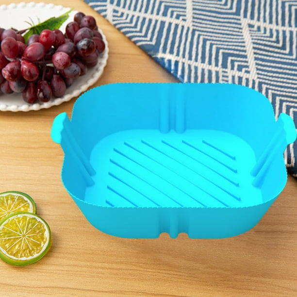 Fiudx Bandeja Flexible para Hornear Resistente Al Calor, Antiadherente, Fácil de Limpiar, con Separación de Aceite para Una Cocción Más Saludable, Apta para Freidoras, Hornos y Microondas, Herramient