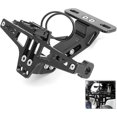 thumbnail image 2 of Adjustable Aluminum Motorcycle License Number Plate Holder Bracket Frame With Led Light Adjustable, 2 of 5