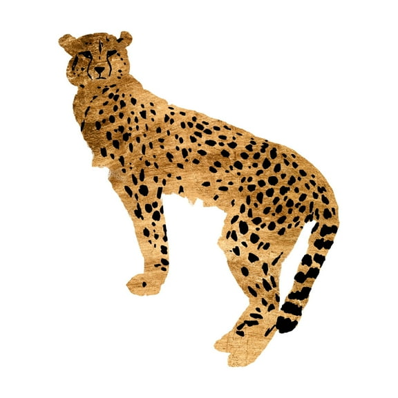 Annie Warren 'Golden Cheetah I' Canvas Art