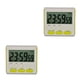 thumbnail image 3 of Kearding Temporizador de cocina de 24 horas Dormitorio Cocina Pantalla digital Cuenta regresiva Alarma Parrilla Cronómetro electrónico Verde Verde 2Conjunto, 3 of 6